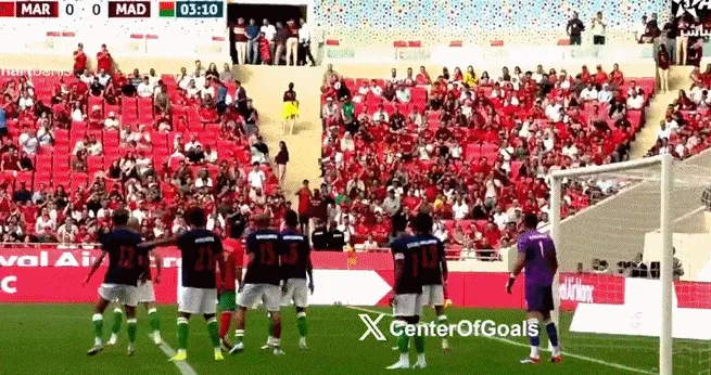 摩洛哥4-0马达加斯加,萨伊瓦里梅开二度,卡埃比破门